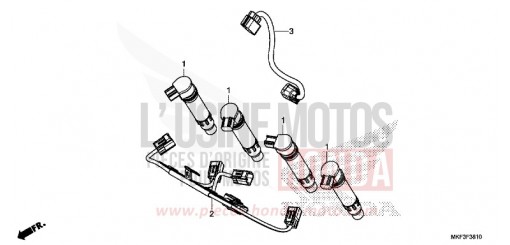 FAISCEAU SECONDAIRE CBR1000RAH de 2017